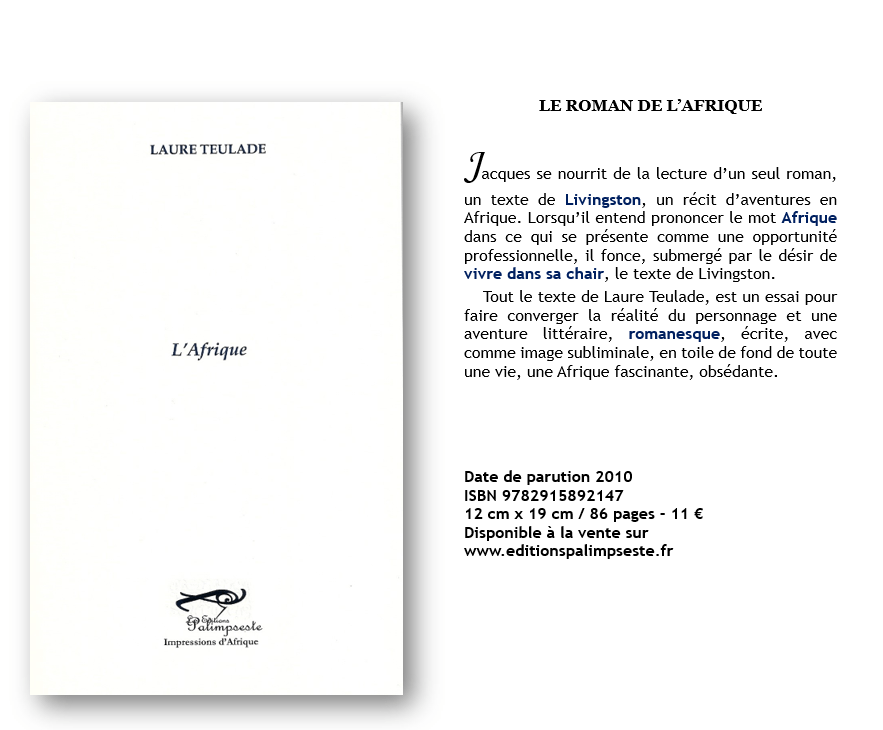 L'AFRIQUE LAURE TEULADE